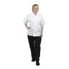 White Short Sleeve Boston Kitchen Jacket - Size XL - Whites Chefs Clothing - Fourniresto