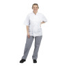 Küchenhose Mixte Vegas mit kleinen blauen und weißen Karos - Größe L - Whites Chefs Clothing - Fourniresto