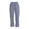 Unisex Vegas Kitchen Pants with Small Blue and White Checks - Size XL - Whites Chefs Clothing - Fourniresto