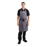 Tablier Bavette Gris Anthracite en Polycoton 711 x 965 mm  - Whites Chefs Clothing - Fourniresto