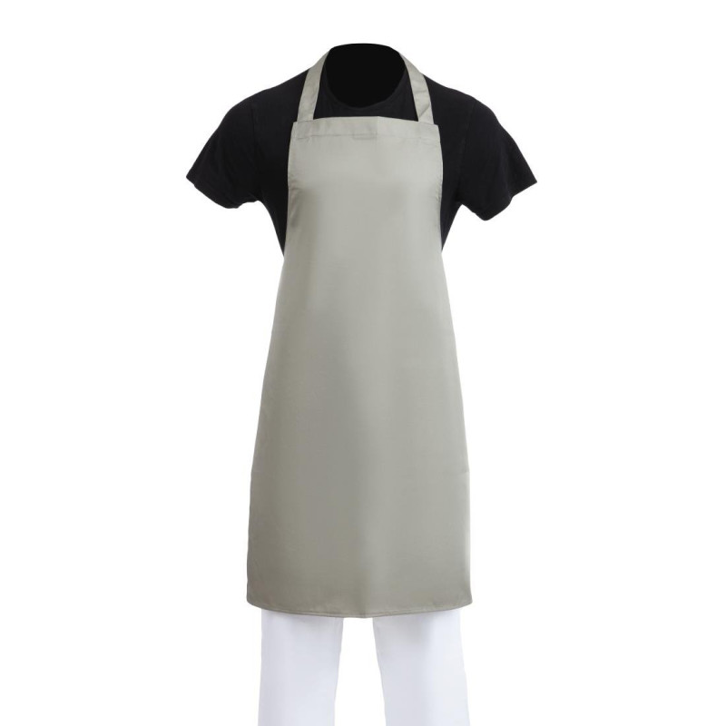 Schürze Latz Olive aus Polycotton 711 x 965 mm - Whites Chefs Clothing - Fourniresto