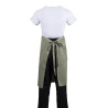 Kellnerschürze Olive aus 100% Polycotton 1000 x 700 mm - Whites Chefs Clothing - Fourniresto