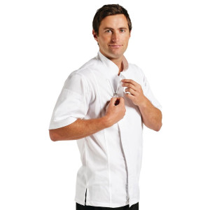 Veste de Cuisine Mixte Blanche Urban Springfield - Taille M - Chef Works - Fourniresto