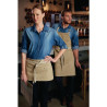 Beige Urban Dorset Cotton Bib Apron 762 x 863 mm - Chef Works - Fourniresto