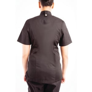 Black Zippered Kitchen Jacket for Women Springfield - Size XS - Chef Works - Fourniresto