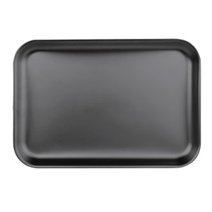 Anodized Aluminum Cooking Plate 320 X 215 mm - Vogue - Fourniresto