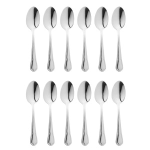 Teaspoon Dubarry in Stainless Steel - Set of 12 - Olympia - Fourniresto