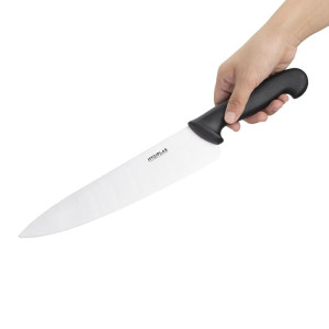 Black Chef's Knife 25.5 cm Blade - Hygiplas - Fourniresto