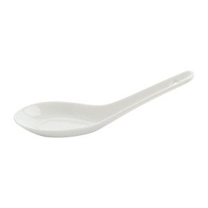 White Rice Spoon 130 mm - Set of 24 - Olympia - Fourniresto