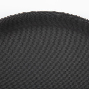 Plateau Rond Noir Antidérapant Ø 356 Mm - Olympia KRISTALLON - Fourniresto