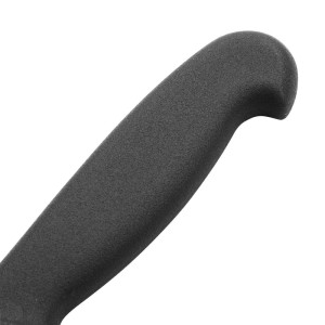 Gekerbtes Schneidemesser Schwarz Klinge 25,5 cm - Hygiplas - Fourniresto