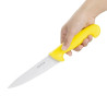 Couteau De Cuisinier Jaune Lame 16 Cm - Hygiplas - Fourniresto