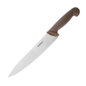 Couteau De Cuisinier Marron Lame 21,5 Cm - Hygiplas - Fourniresto