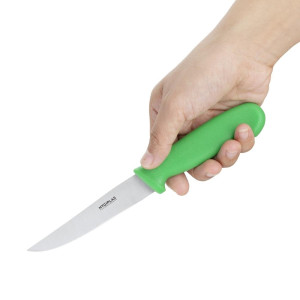 Gemüsemesser Grün Klinge 10 cm - Hygiplas - Fourniresto