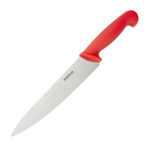 Kochmesser Rot Klinge 21,5 cm - Hygiplas - Fourniresto