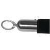 Cordon D'Accueil Noir Avec Embout Inox Et Crochets D'Alliage L 1500 M - Bolero - Fourniresto