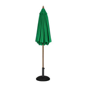 Green Round Parasol Ø 2.5 M - Bolero - Fourniresto