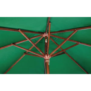 Green Round Parasol Ø 3 M - Bolero - Fourniresto