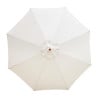 Umbrella Cream Round Ø 3 M - Bolero - Fourniresto