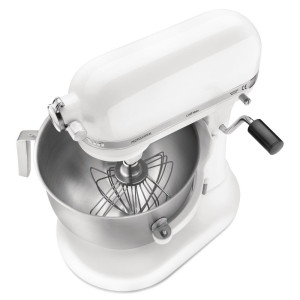 Professional White Mixer 6.9 L - KitchenAid - Fourniresto