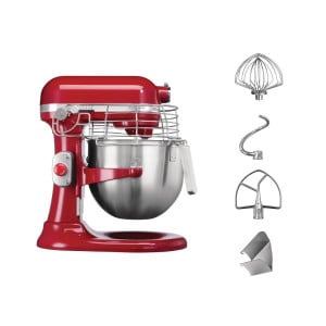 Batteur Professionnel Rouge Empire 6,9 L - KitchenAid - Fourniresto