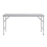 Large Folding Stainless Steel Table 1800 mm - Vogue - Fourniresto