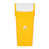 Yellow Polypropylene Swing Lid Bin 50 L - Scot Young - Fourniresto