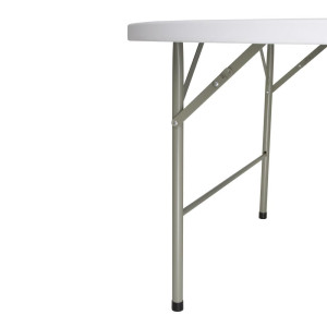 Table Ronde Pliable Au Centre Blanche Ø 1530 Mm - Bolero - Fourniresto