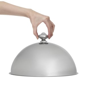 Glocke Abdeckhaube Silber Ø 295 mm - APS - Fourniresto