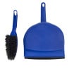 Soft Bristle Brush and Blue Dustpan - Jantex - Fourniresto