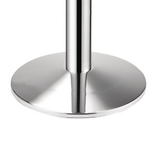 Round Chrome Table Leg Ø 430 mm - Bolero - Fourniresto