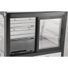 Schwarze Kühlvitrine für Theken - 120 L - Polar
