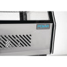 Schwarze Kühlvitrine für Theken - 120 L - Polar