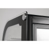 Schwarze Kühlvitrine für Theken - 120 L - Polar