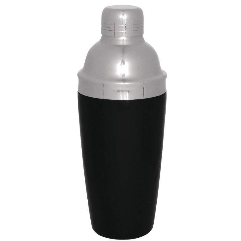 Shaker für Cocktails 3-teilig Schwarz 700 ml - Olympia - Fourniresto