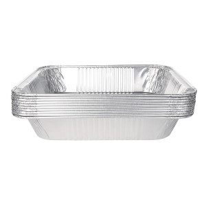 Large Rectangular Aluminum Tray - Set of 500 - Fiesta - Fourniresto