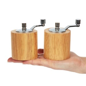 Salt and Pepper Mills Light Wood - Olympia - Fourniresto