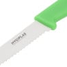 Messer mit gezackter Klinge, 10 cm - Hygiplas - Fourniresto