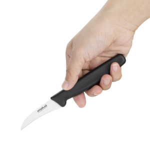 Peeling Knife Black Blade 6.5 cm - Hygiplas - Fourniresto