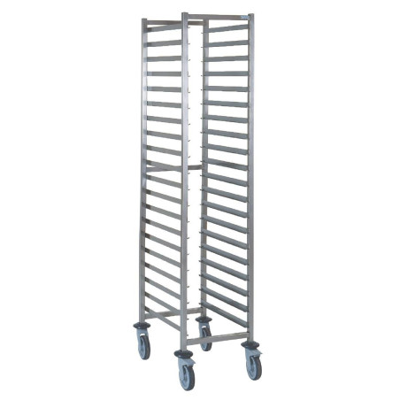 Stainless Steel GN 1/1 Sliding Shelf Trolley 20 Levels - Tournus - Fourniresto