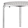 Round Bistro Table in stainless steel - Ø 700 mm - Bolero - Fourniresto