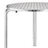 Table Bistro Ronde En enox - Ø 700 Mm - Bolero - Fourniresto