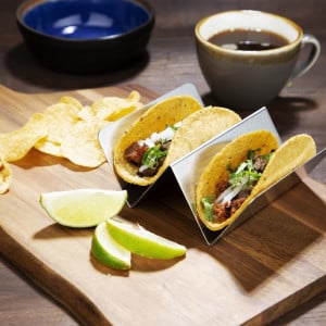 Support for 2 Stainless Steel Tacos - Olympia - Fourniresto