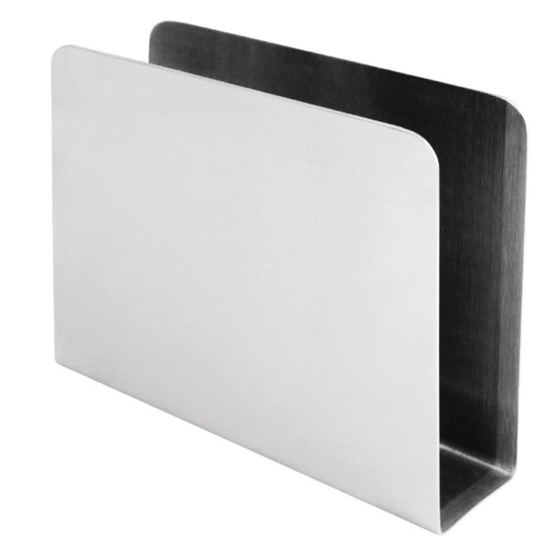 Square Stainless Steel Towel Holder 150 x 40 mm - Olympia - Fourniresto