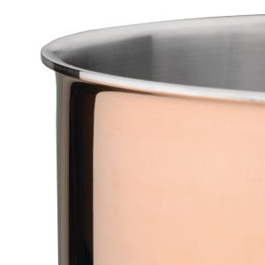 Copper 3 Layer Induction Casserole Ø 180 mm - Vogue - Fourniresto