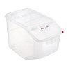 Transparente Zutatenbox 50 L - Araven - Fourniresto