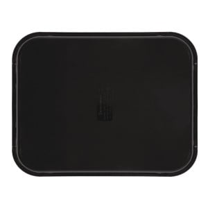 Plateau Rectangulaire Antidérapant en Fibre de Verre Camtread Noir 45,7 cm - Cambro - Fourniresto