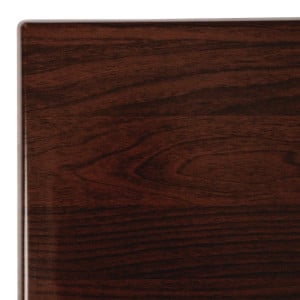 Plateau de Table Rectangulaire Pré Percé Marron Foncé - Bolero - Fourniresto