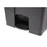 Black 65L Pedal Kitchen Bin - Jantex - Fourniresto