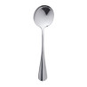 Round Stainless Steel Soup Spoon - Set of 12 - Olympia - Fourniresto